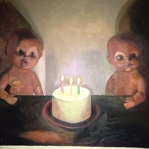 16x20 Painting “The Dolls”